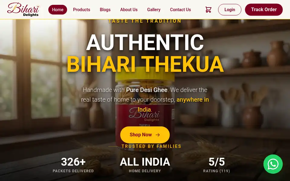 Screenshot of biharidelights.in