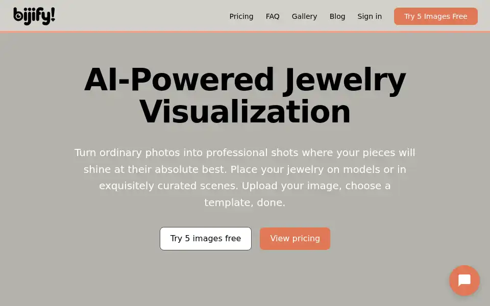 Screenshot of bijify.com