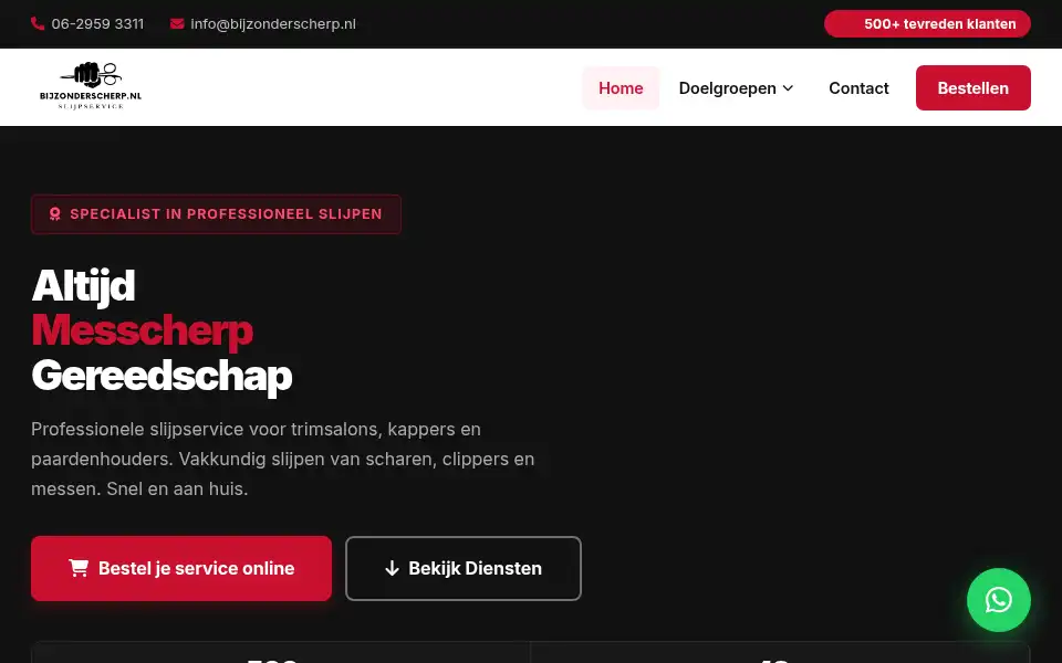Screenshot of bijzonderscherp.nl
