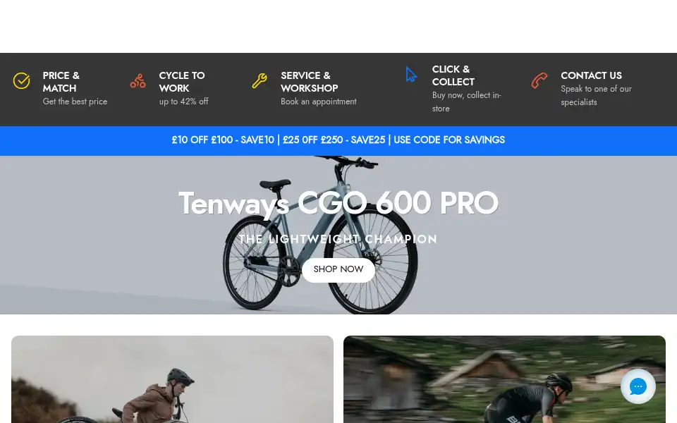 Screenshot of bike-bros.co.uk