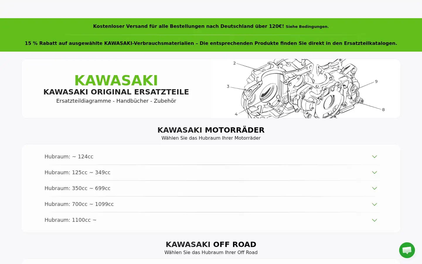 Screenshot of bike-parts-kawa.de