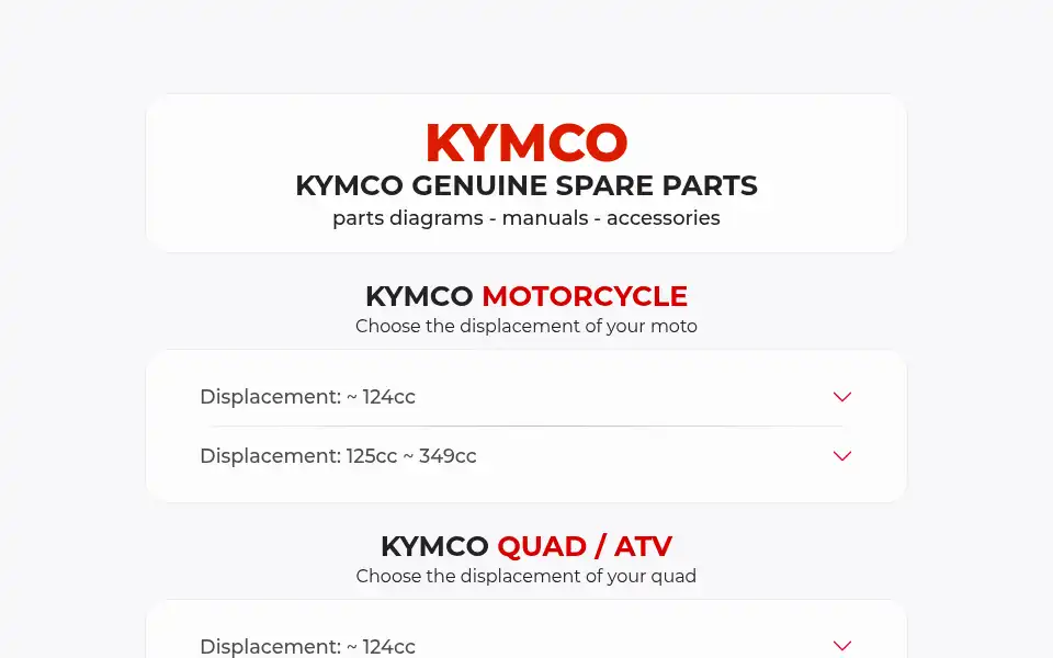 Screenshot of bike-parts-kymco.uk