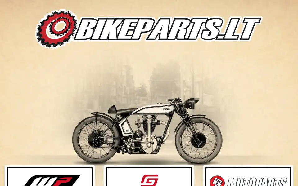Screenshot of bikeparts.lt