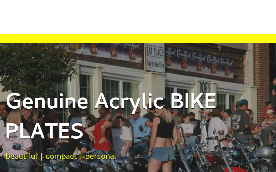 Screenshot of bikeplates.co.za