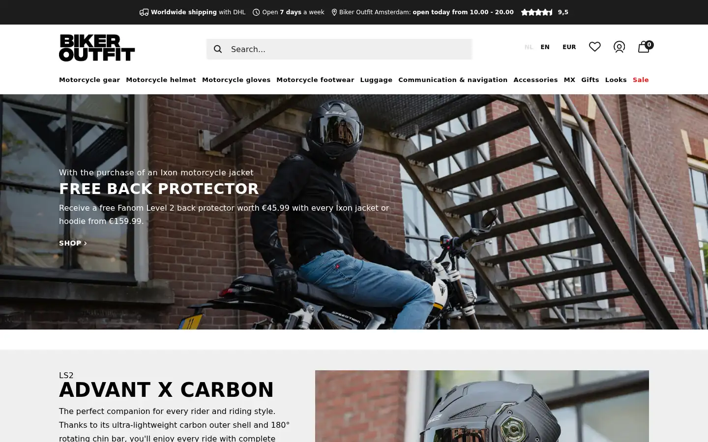 Screenshot of bikeroutfit.nl