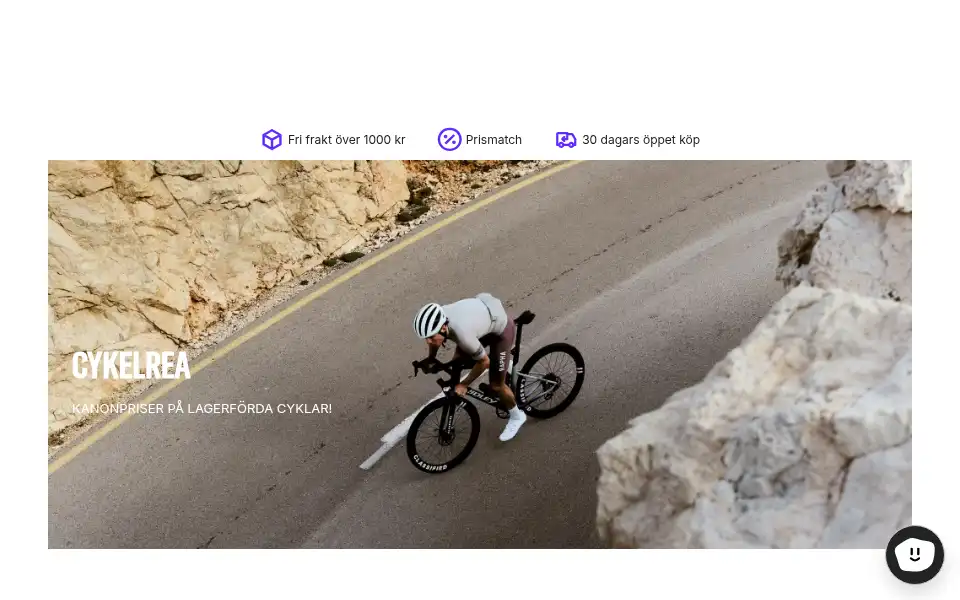 Screenshot of bikeshop.se