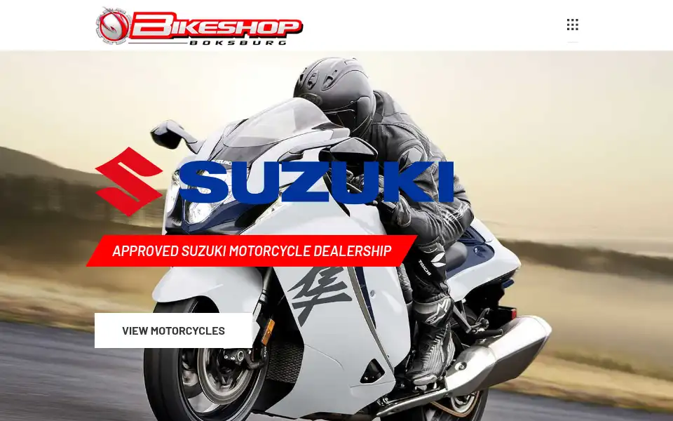 Screenshot of bikeshopboksburg.co.za