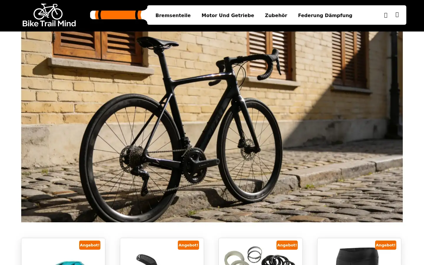 Screenshot of biketrailmind.com