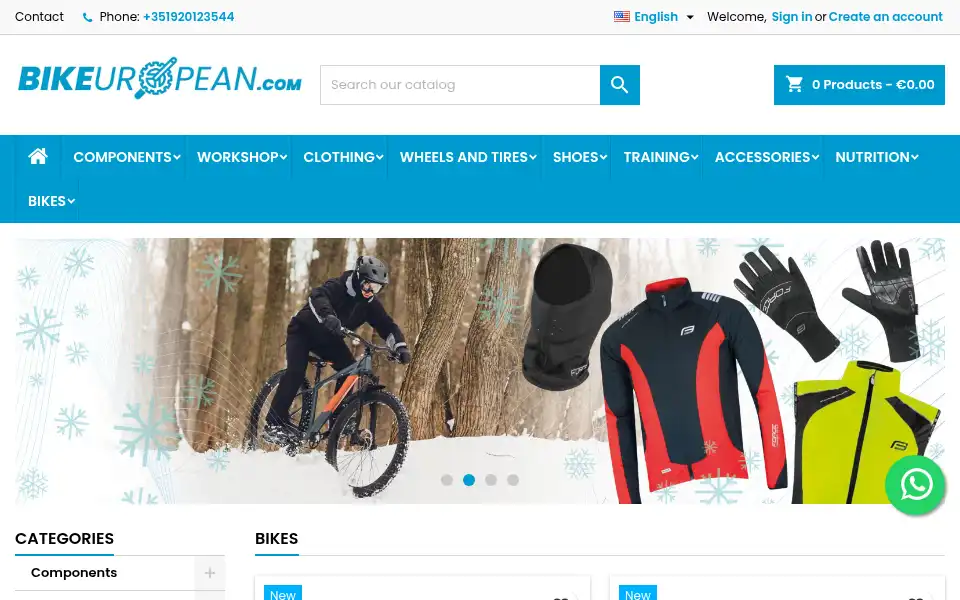 Screenshot of bikeuropean.com