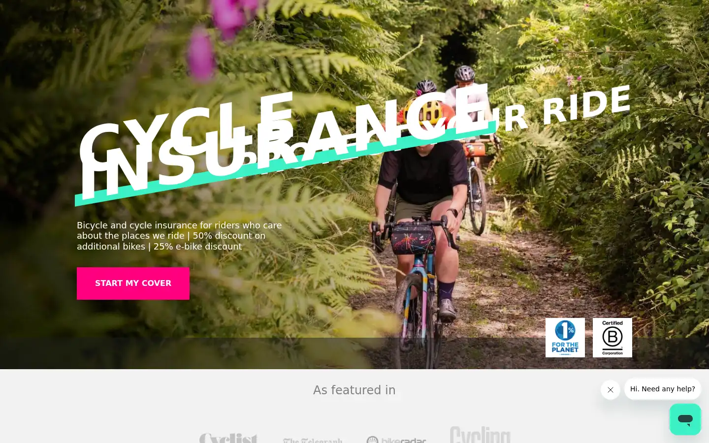 Screenshot of bikmo.com