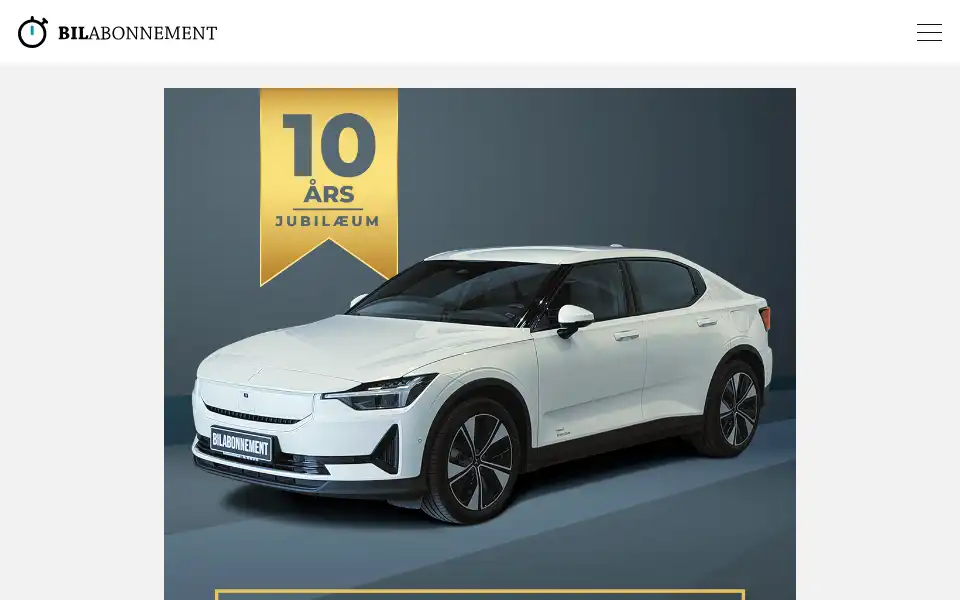 Screenshot of bilabonnement.dk