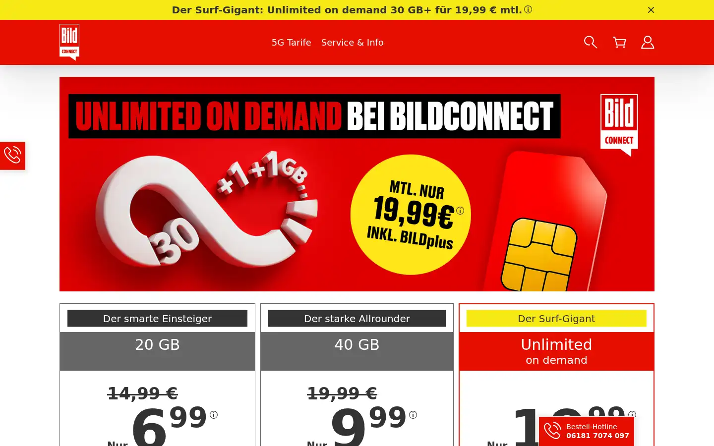 Screenshot of bildconnect.de