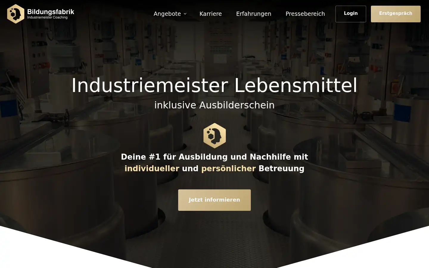 Screenshot of bildungsfabrik-online.de