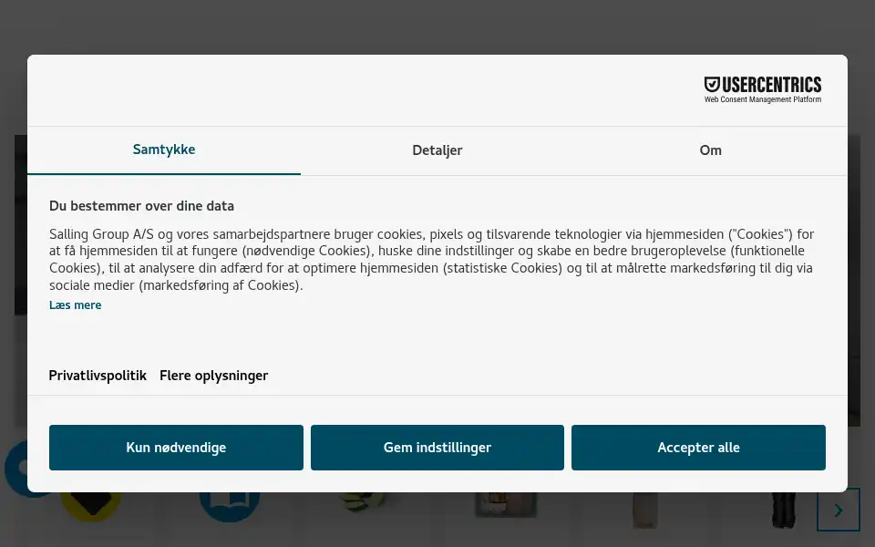 Screenshot of bilkatogo.dk