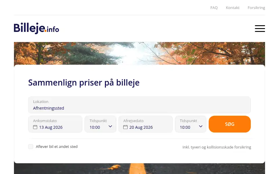Screenshot of billeje.info