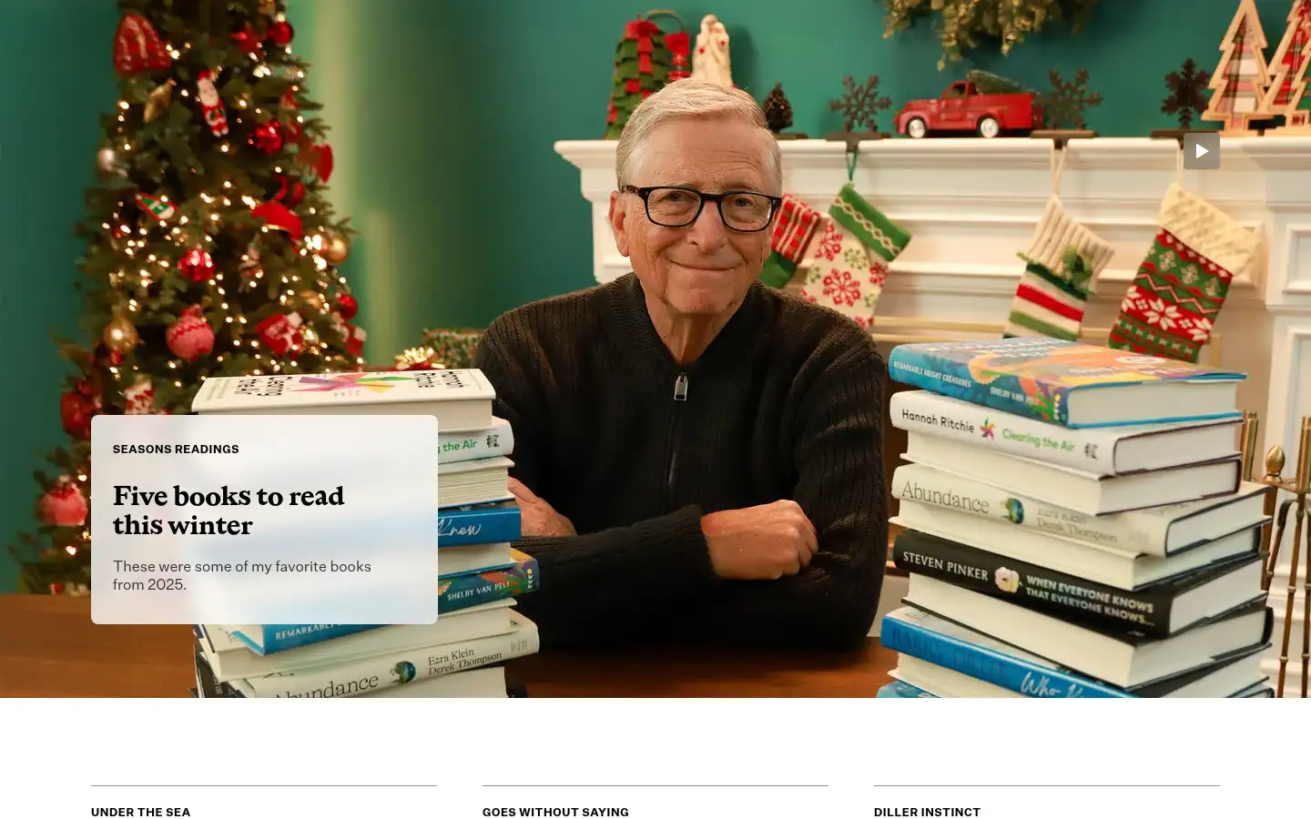 Screenshot of billgates.com