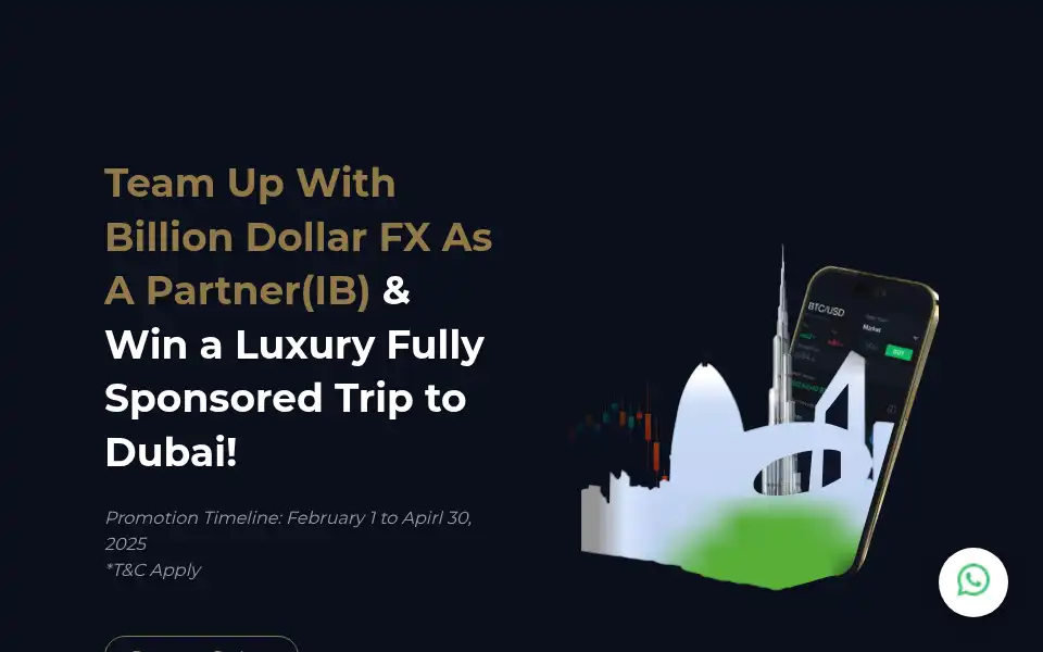 Screenshot of billiondollarfx.com