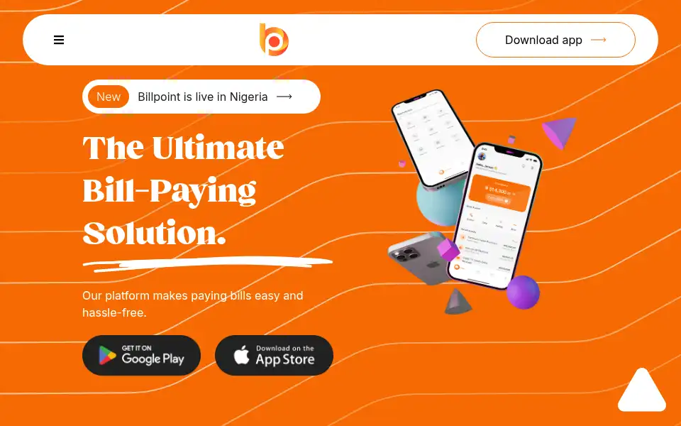 Screenshot of billpoint.co