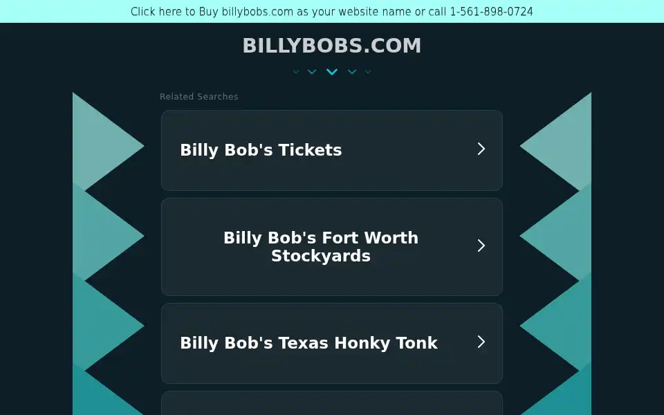Screenshot of billybobs.com