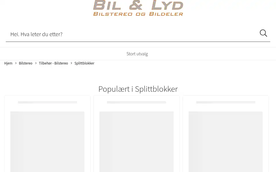 Screenshot of billyd.no