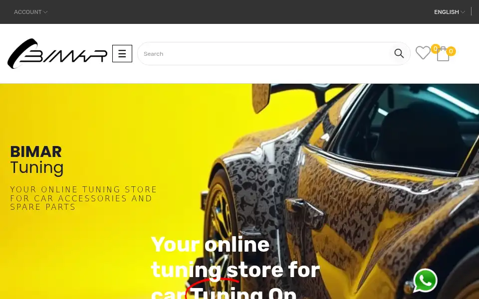 Screenshot of bimartuning.com
