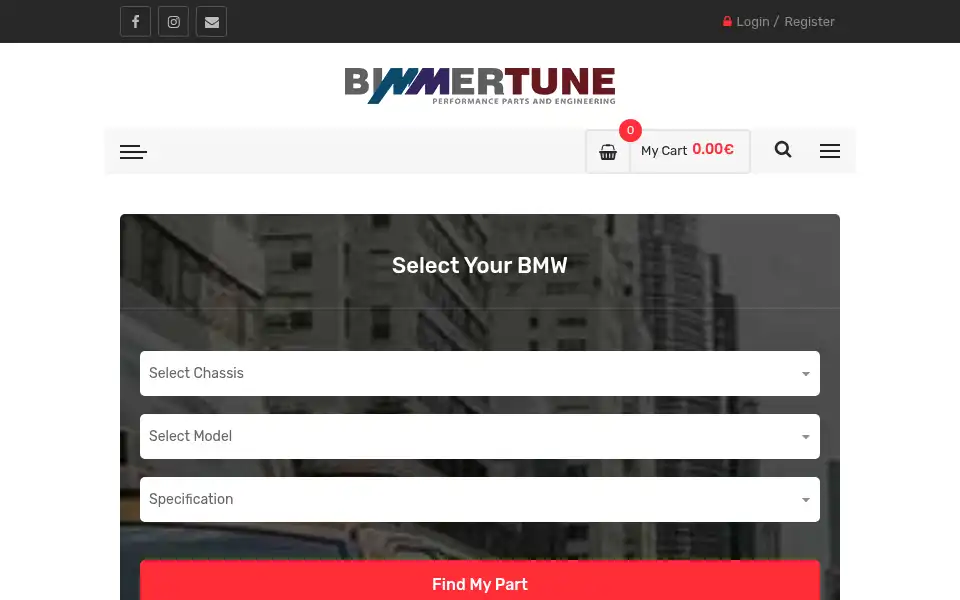 Screenshot of bimmertune.com