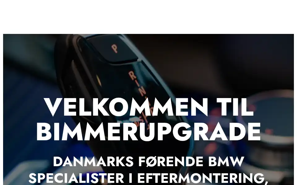 Screenshot of bimmerupgrade.dk