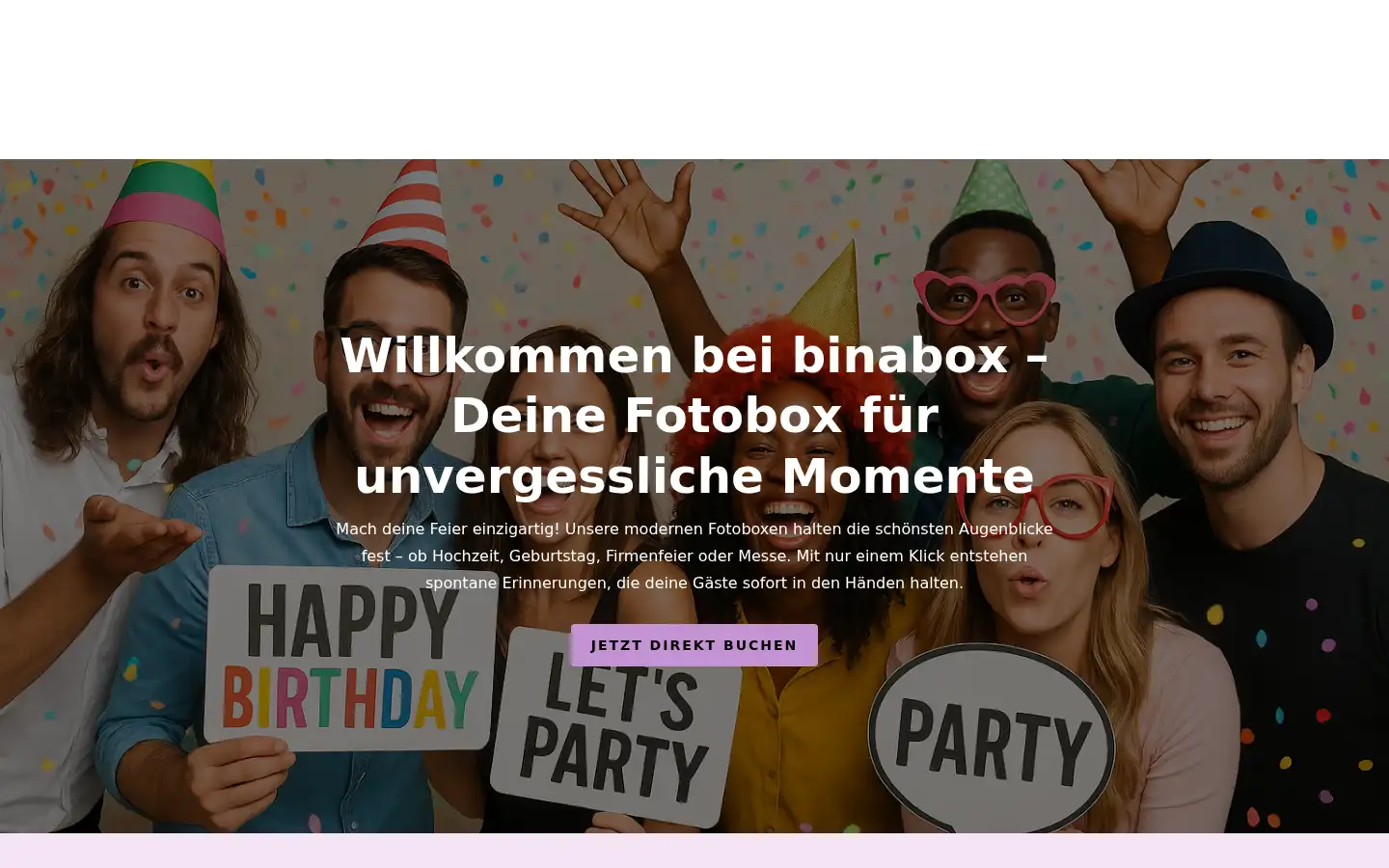 Screenshot of binabox.de