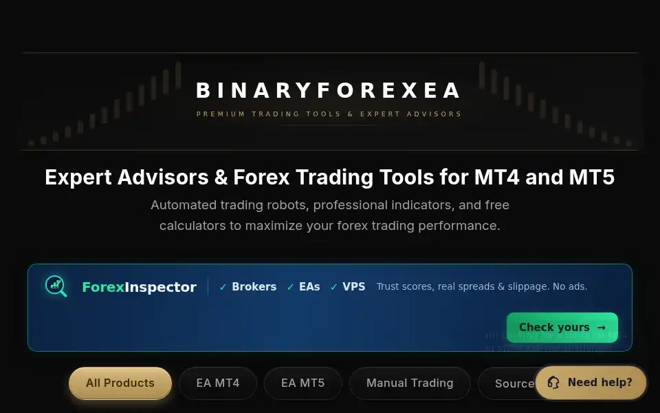 Screenshot of binaryforexea.com