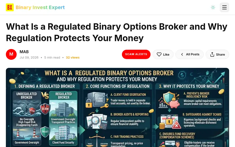 Screenshot of binaryinvestexpert.com