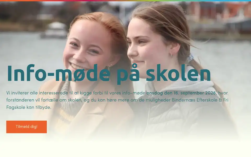 Screenshot of bindernaesefterskole.dk