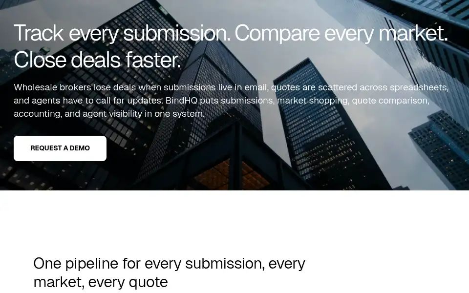 Screenshot of bindhq.com