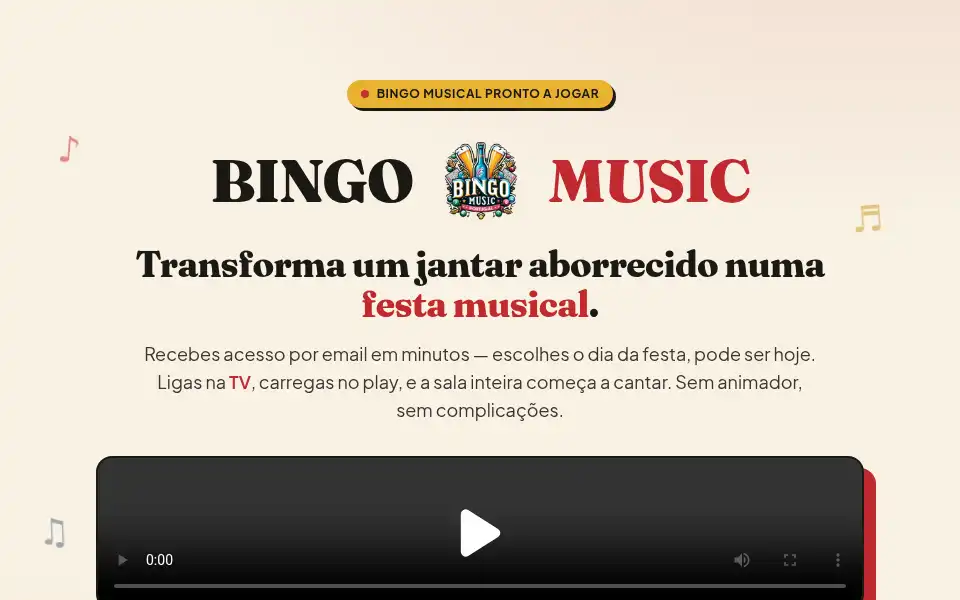 Screenshot of bingomusicportugal.com