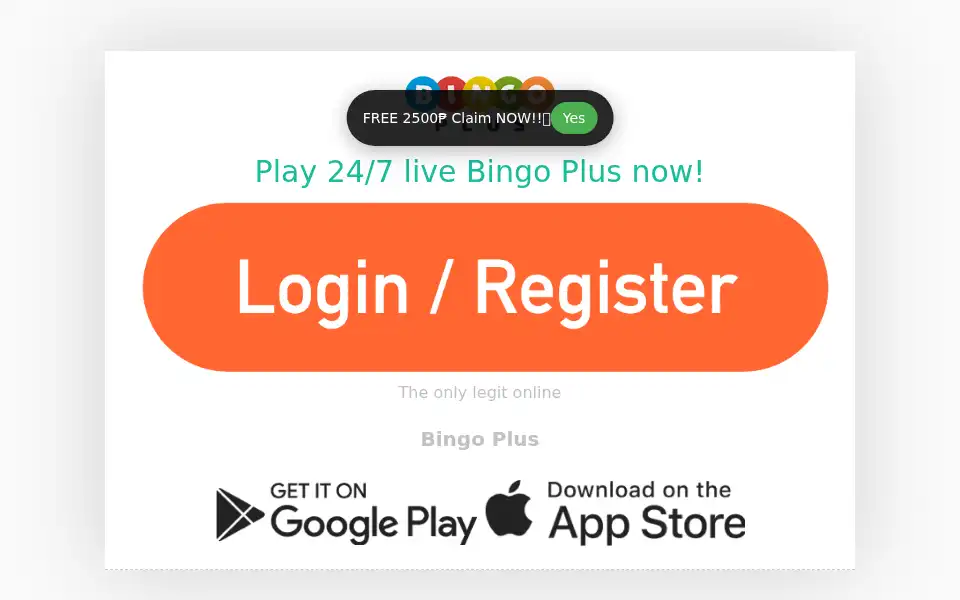 Screenshot of bingoplus.net.ph