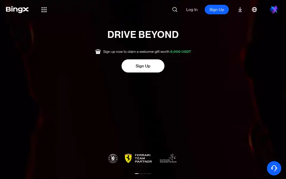 Screenshot of bingx.pro