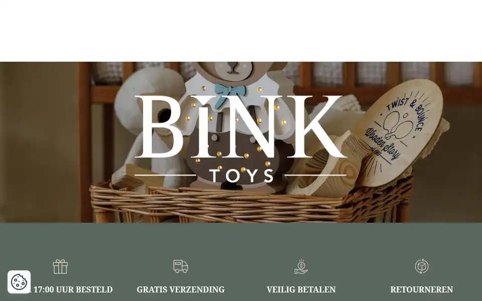 Screenshot of binktoys.nl