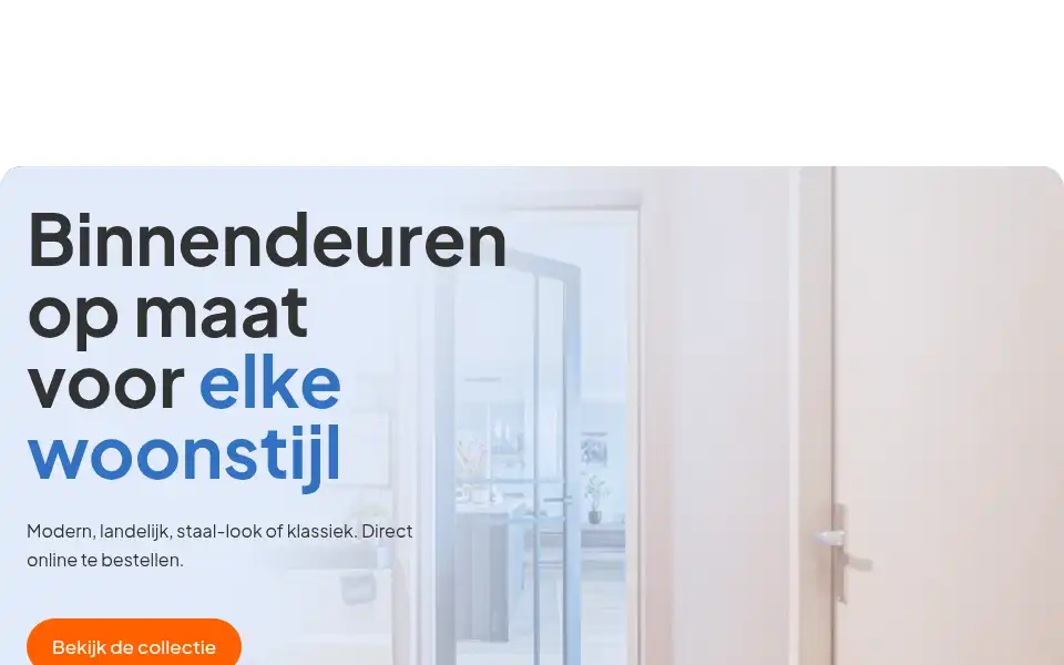 Screenshot of binnendeuren.shop