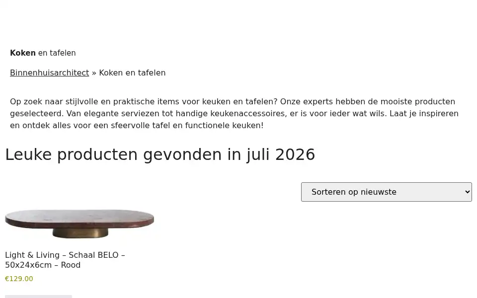 Screenshot of binnenhuisarchitect.com