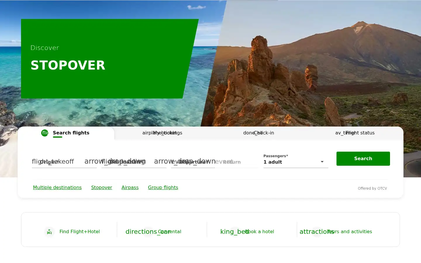 Screenshot of bintercanarias.com