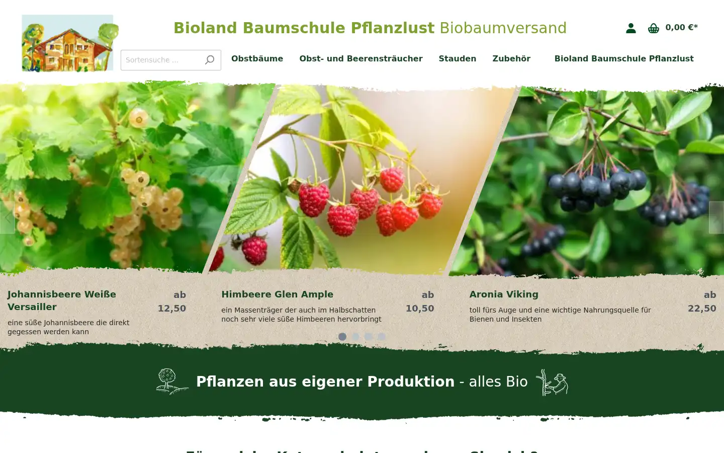 Screenshot of biobaumversand.de