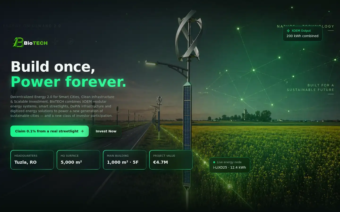Screenshot of biotech.srl
