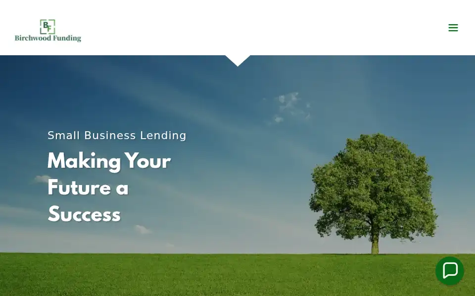 Screenshot of birchwoodfunding.com