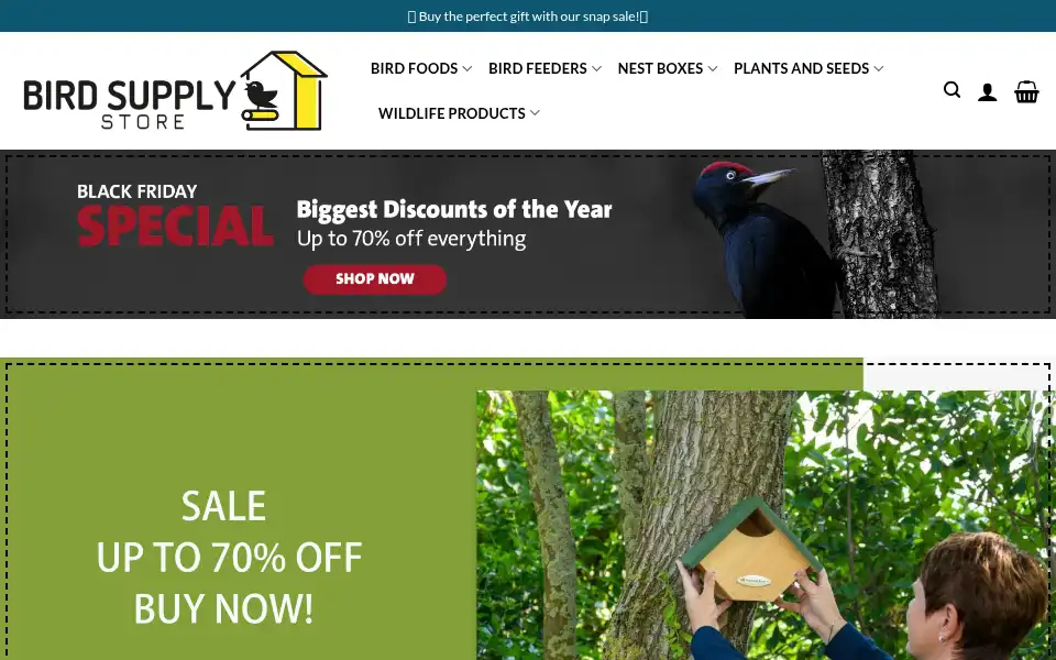 Screenshot of birdfoodsshop.com