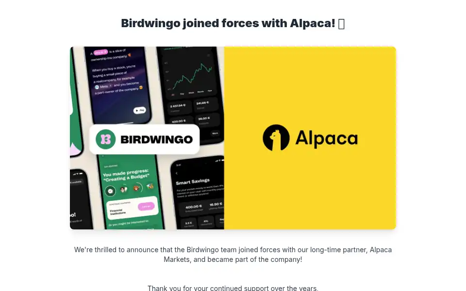 Screenshot of birdwingo.com