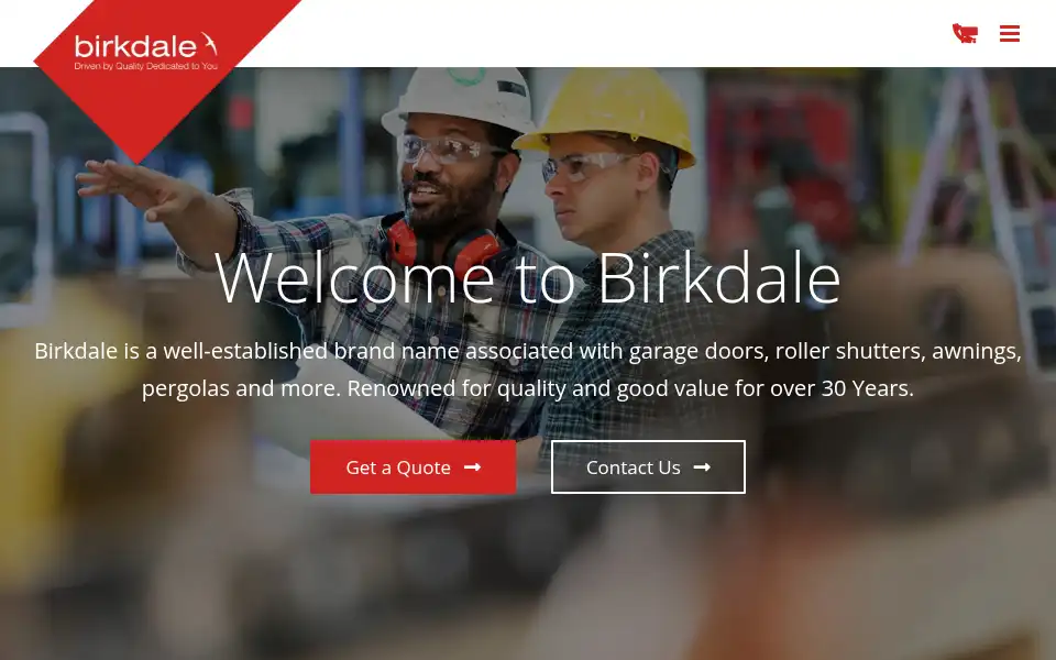 Screenshot of birkdale.co.uk