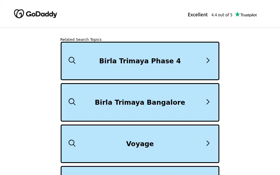 Screenshot of birlatrimayaa.in