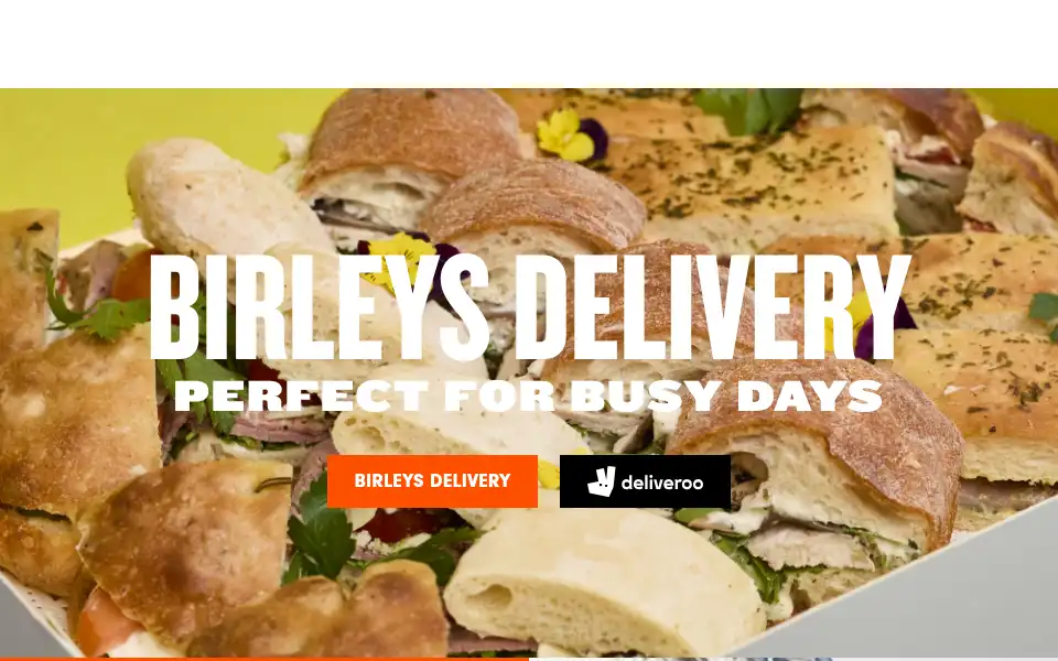 Screenshot of birleysandwiches.co.uk