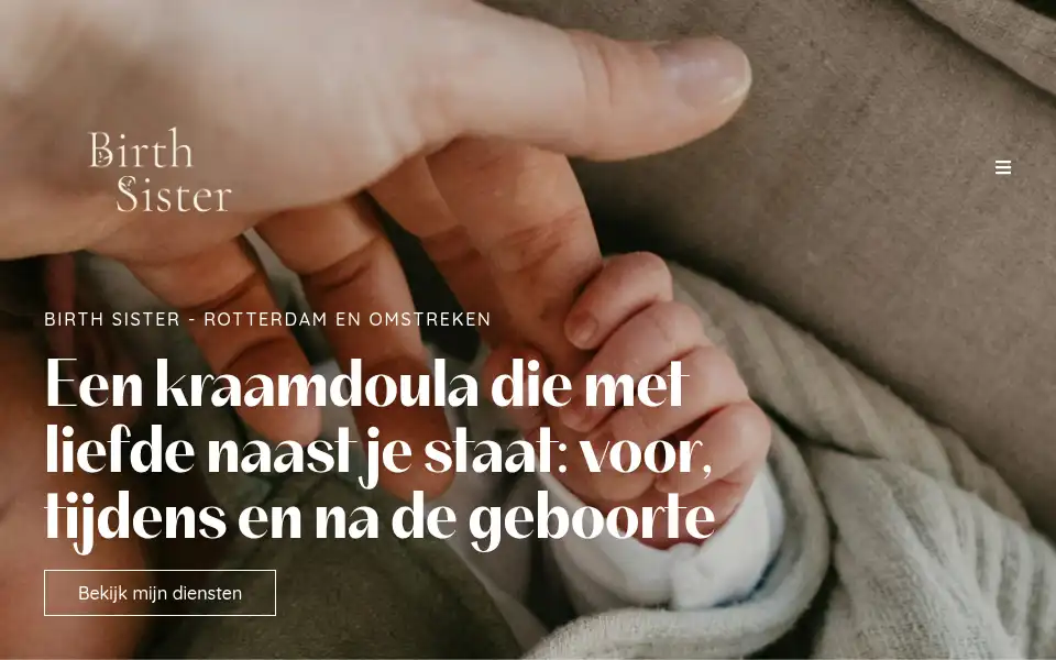 Screenshot of birthsister.nl