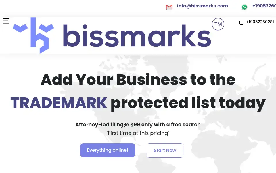 Screenshot of bissmarks.com
