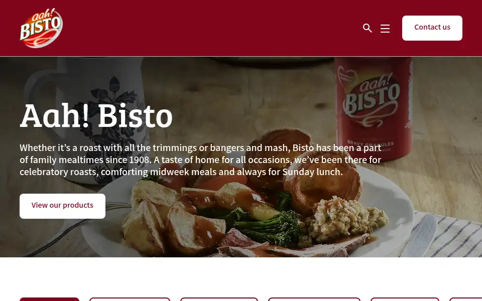 Screenshot of bisto.co.uk
